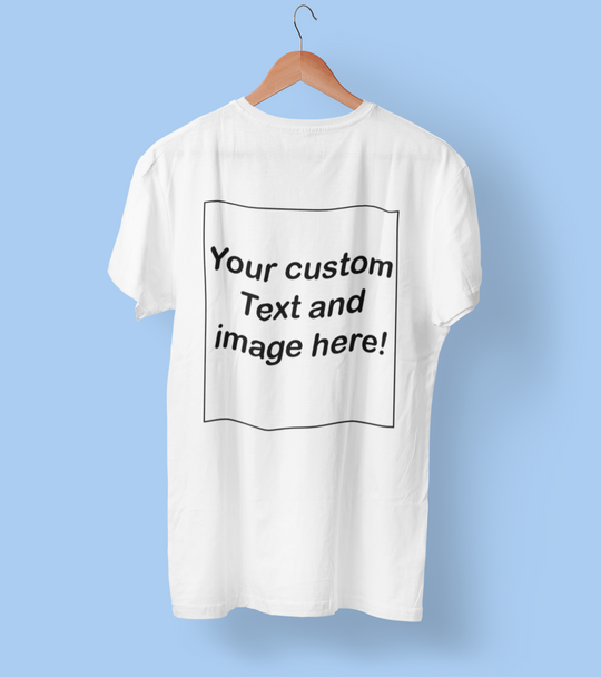 Custom Personalized T Shirt Print Your Logo Photo Text Custom Made Shirt
