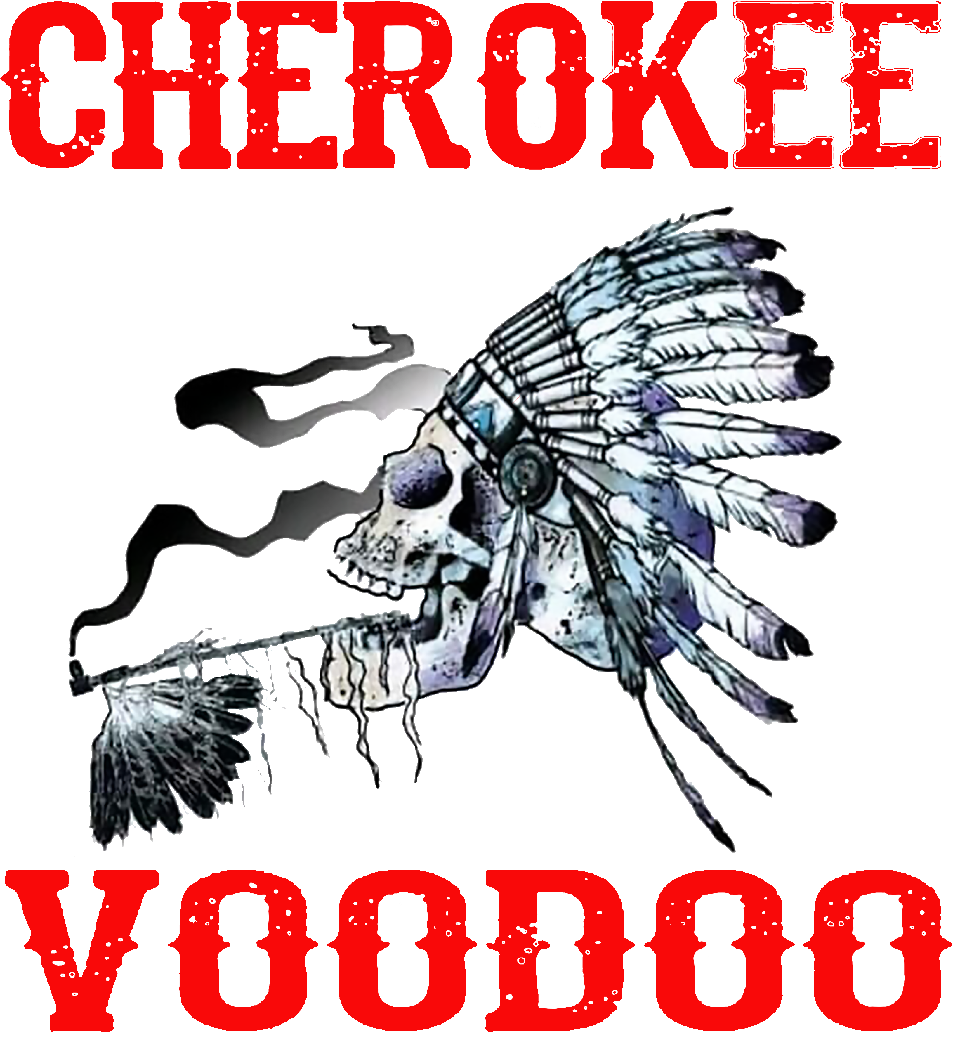 Logo for rock band Cherokee voodoo